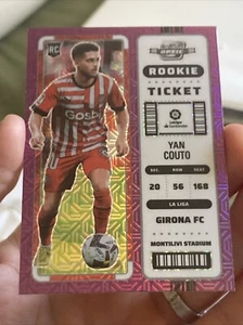 2022-23 Panini Purple Mojo- La Liga Yan Couto Optic Rookie Ticket - Picture 1 of 2