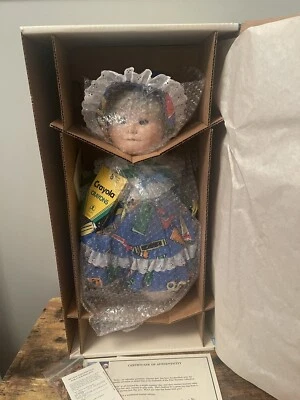 NEW World Gallery Porcelain Doll KELLY 22" by Holly Hunt 414/1500 COA Mint 1992 Foto 1 de 4