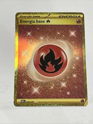 Carte Pokemon Energia Base Fuoco 230/197 Ossidiana Infuocata Near Mint ITA - Immagine 1 di 2