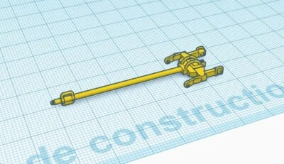 Barre de traction pour RAFALE C/B - 1/48 (Rafale AIR ) - Photo 1/4