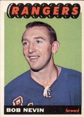 1965-66 Topps Hockey #93 Bob Nevin EX/MT *RC15 - Image 1 of 2