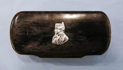 19th C Snuff Box Silver Medallion France Emperor Napoleon Bonaparte Waterloo - Image 1 of 4