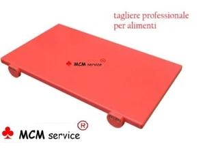 Tagliere Rosso in Polietilene per uso professionale e casalingo varie misure - Foto 1 di 4