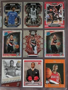 Portland Trail Blazers 37 Card Lot: Lillard, Sharpe, Henderson, Aldridge, Roy - Picture 1 of 14