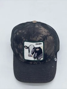 Goorin Bros The Farm SnapBack Trucker Hat Cash Cow Black Authentic - Picture 1 of 3