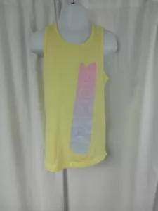 Adidas sportliches ärmelloses grafisches Tanktop gelb Mädchen Größe 5 - Bild 1 von 11