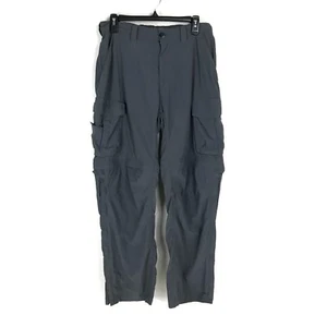 REI Convertible Cargo Pants Women's Medium / 28L Gray Nylon Outdoor Hiking Trail - Picture 1 of 13