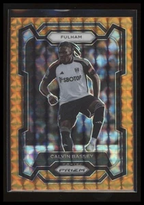 Calvin Bassey 2023-24 Panini Prizm Premier League #158 Orange Mosaic Fulham - Picture 1 of 2