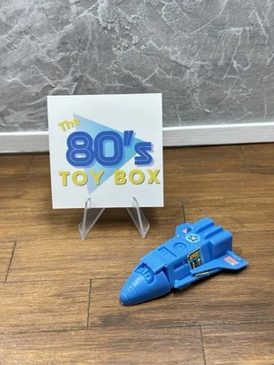 Robot transformador azul Starbot Kellogg juguete de cereal 1985 vintage Foto 1 de 3