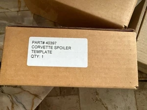 20/25Corvette C8 Stingray Z51/High Wing Spoiler Drilling Template Factory 40397 - Picture 1 of 1