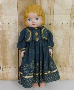 Muñeca Daisy Kingdom 17" Verde y Dorado Patrón Ángel Vestido y Chaleco De Colección 1991 - Imagen 1 de 13
