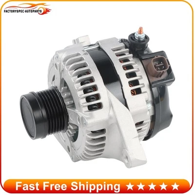 NEW 100A Alternator for 2012-2015 Toyota Camry L4 2.5L 6-Groove Clutch Pulley - Image 1 of 4
