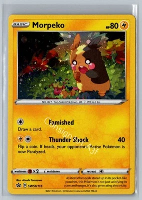 SWSH: Sword & Shield Promo Cards #SWSH116 Morpeko Holo - Image 1 of 2