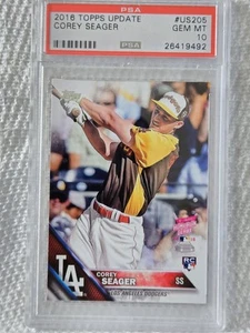 2016 Topps Update Series - Home Run Derby Corey Seager #US205 (RC) Psa 10 - Picture 1 of 2