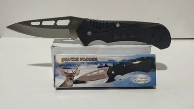 NUEVO Lote de 6 cubiertos cola blanca para reventa, carpeta suave, bloqueo cerrado de 4,5" Foto 1 de 4