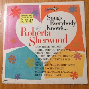 Roberta Sherwood LP Songs Everybody Knows Decca DL 4407 1963 - Bild 1 von 4