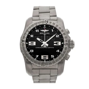 Breitling Cockpit B50 Titanium Quartz 46mm Mens Watch Bracelet EB501022/BD40 - Picture 1 of 5