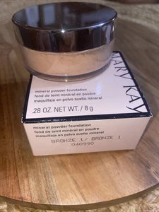 Mary Kay Mineral Powder Foundation - Bronze 1 #040990 Discontinued - New In Box - Picture 1 of 2