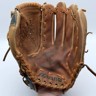 "Guante de béisbol de cuero flexible Mizuno MZ3600 Max modelo Profssn'l 12"" derecho" Foto 1 de 4