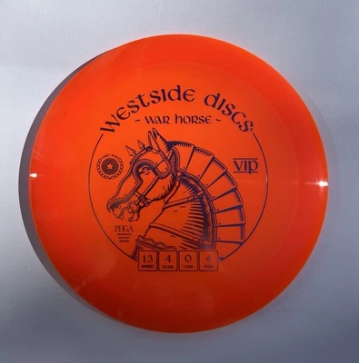 Westside Discs First Run War Horse - Orange Distance Driver Disc Golf Disc 173g - Image 1 of 4