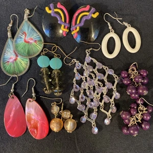 EARRING Jewelry Lot - Vintage & Mod WEAR, Repair - Picture 1 of 7