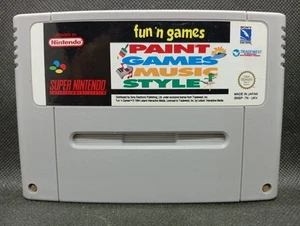 Fun'n Games Paint Games Music Style - Super Nintendo EU PAL - SNSP-7N-UKV (l#02) - Picture 1 of 9