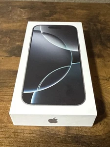 APPLE iPhone 16 Pro Blanc Titane, 128 Go Boîte vide uniquement - Photo 1 sur 7