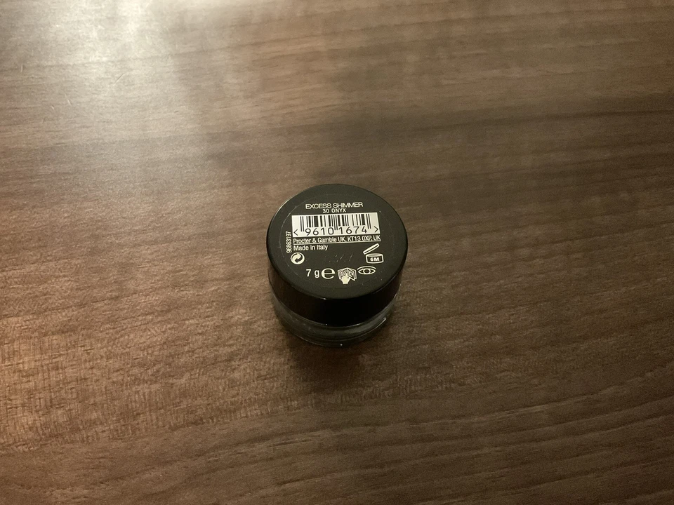 Max Factor Excess Shimmer Eyeshadow - Onyx (black) - New - Image 1 of 4