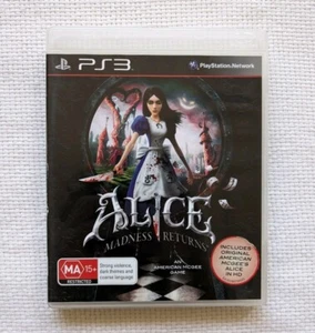 Alice: Madness Returns - Rare Sticker Variant - Complete PS3 Playstation 3 AUS - Imagen 1 de 8