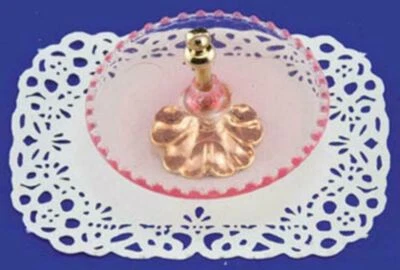 Puppenhaus Rosa Leckerbissen Servierer Kuchenständer Chrysnbon Miniatur Esszimmer Zubehör