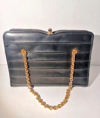 Bandolera Admiral HORIZONTAL con correas de cadena de color dorado Foto 1 de 4