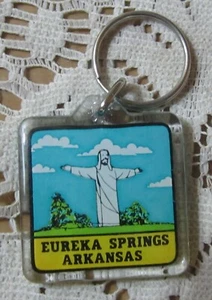  Eureka Springs Arkansas SCHLÜSSELANHÄNGER reflektiert Jesus aus den großen Passionsspielen - Bild 1 von 3