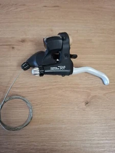 Retro Bicycle Parts Shimano Deore XT Brake Lever and Shifter ST-M737 SLR Plus 3S - Picture 1 of 6