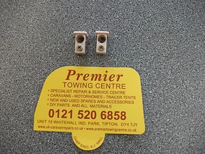 SWISH VISA (popper tape) CURTAIN RAIL END STOPS BEIGE CARAVAN MOTORHOME - SW900 - Picture 1 of 1