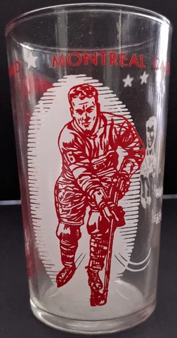 1960-61 Henri Richard York Peanut Butter Glass NHL Montreal Canadiens VTG Cover