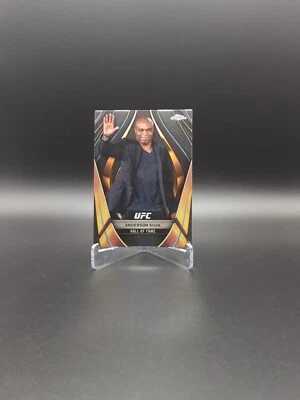 Anderson Silva "The Spider"2024 Topps Chrome UFC Hall of Fame #EMB-8 Mint  - Image 1 of 2
