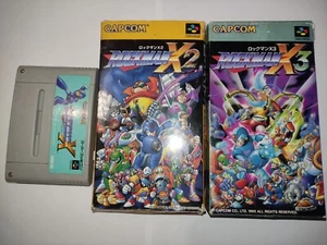 Rockman X,X2,X3 (Megaman) Super Famicom games, Japan - Picture 1 of 14