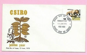 AUSTRALIA 1976 FDC - JUBILEE YEAR of CSIRO -  Fdi TOWNSVILLE. QLD - Picture 1 of 1