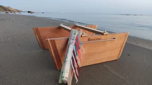 Barchino Divergente Scannetto Traina Da Riva Professionale In Okumè Marino - Foto 1 di 12