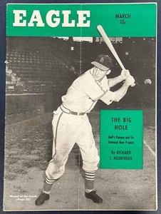 Revista Eagle 1949 Stan Musial Cardenales de San Luis en portada difícil de encontrar - Imagen 1 de 2
