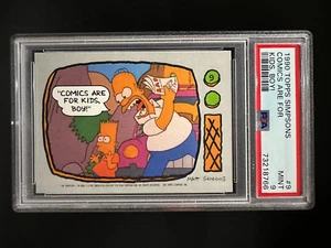 1990 Topps Simpsons #9 - Comics Are For Kids, Boy! - PSA 9 - Picture 1 of 3