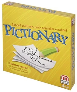 Pictionary Mattel Spiele DHH87 GERMAN LANGUAGE - Picture 1 of 2