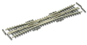 Peco SL-380F Single Slip 124 mm lang Code 55 Schiene Insulfrog (DCC) Spur N T48Post - Bild 1 von 9