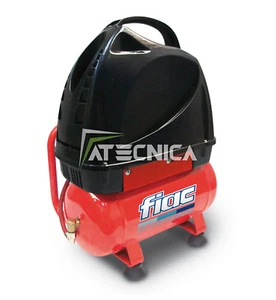 COMPRESSORE D'ARIA 6 LT CON DA TRASPORTO COASSIALE FIAC F3100/6 230V 1,1 KW - Imagen 1 de 1
