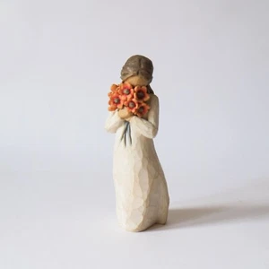 Willow Tree Flower Girl Figurine Ornament "Surrounded by Love" Lordi 2009 - Picture 1 of 5