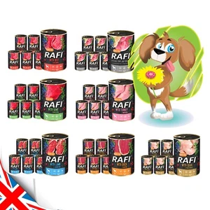 RAFI Non-Allergic Healthy Nutritious Tasty PREMIUM Wet Dog FOOD 300-800g DOLINA - Picture 1 of 8