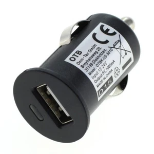 Auto Kfz Pkw Stecker mit USB-Anschluss für Zigarettenanzünder 12 Volt Adapter - Bild 1 von 6
