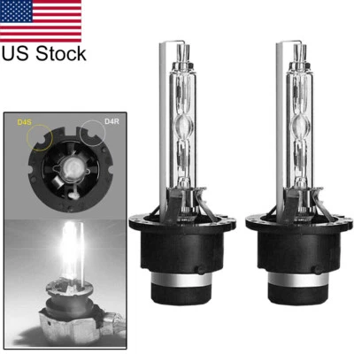2x White 6000K 35W D4S D4R Xenon HID Lamp Headlight Bulbs For Lexus IS300/350 Et - Image 1 of 4