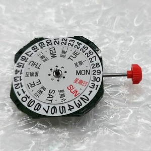 Quartz Watch Movement Dual Calendar 2305 Movement 3 Pin 3 O'clock Calendar Part - Picture 1 of 5