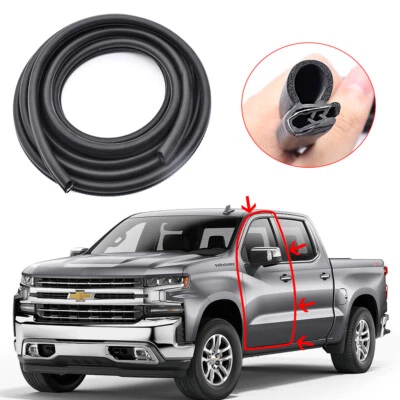 Sello de tira de goma para puerta delantera derecha o derecha apto para 02-06 GMC Yukon 1500 Cadillac Escalade Foto 1 de 4